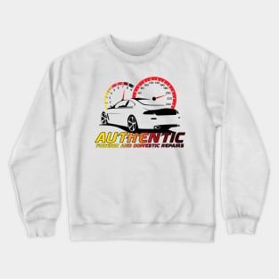 Authentic Auto Color Logo Front Crewneck Sweatshirt